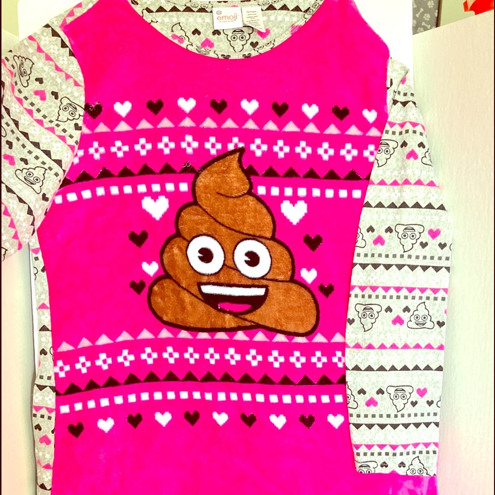 Poo 💩 Emoji Pajama Dress